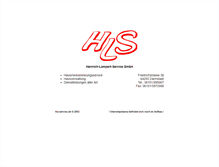 Tablet Screenshot of hls-service.de